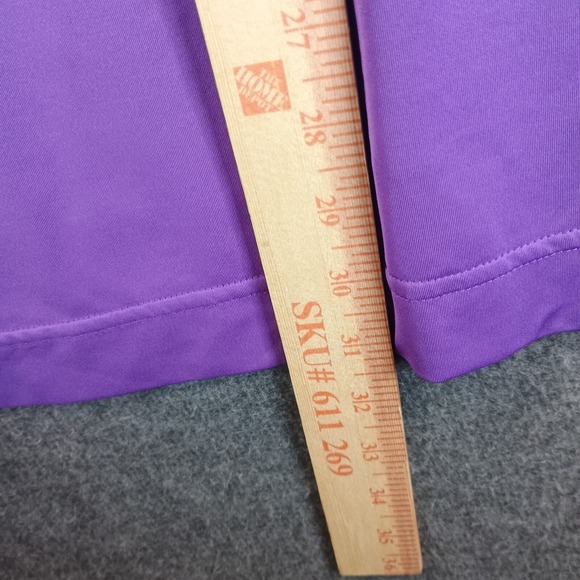 FootJoy Golf Shirt Polo Mens Medium Purple Performance Logo The Ridge - Picture 10 of 11